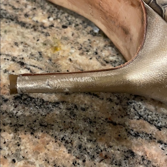 Cole Haan Snake Pattern Leather Sandals - Picture 5 of 8